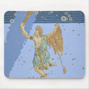 Mousepad Constelação de Orion, de "Uranometria" por Joha