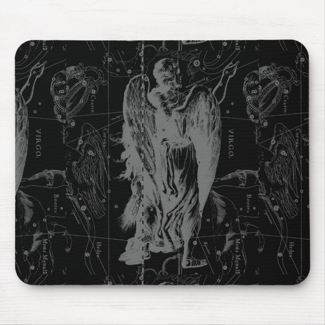 Mousepad Constelação de Virgo Zodiac Hevelius 1690 (Frente)