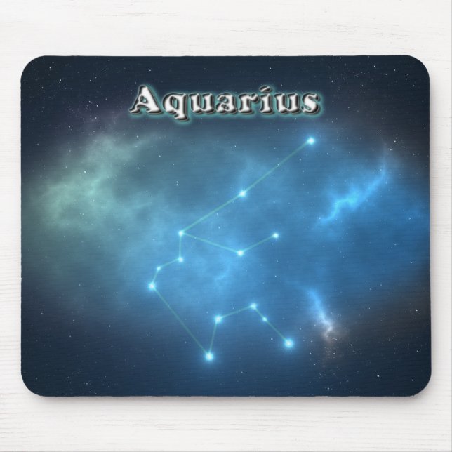 Mousepad Constelação do Aquário (Frente)
