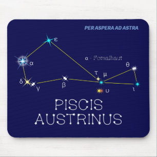 Mousepad Constelação do hemisfério sul Piscis Austrinus