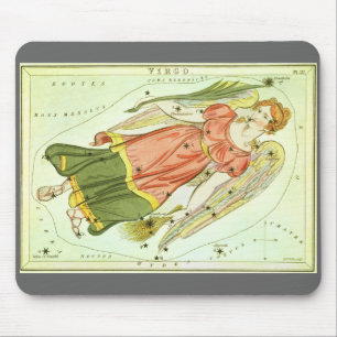 Mousepad Constelação do Virgo da astrologia do zodíaco d