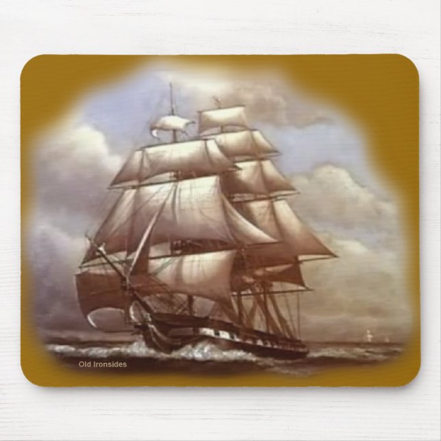 Mousepad "Constituição de USS do Ironsides idoso" da (Frente)