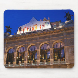 Mousepad Construção da ópera na cidade de Viena em Áust
