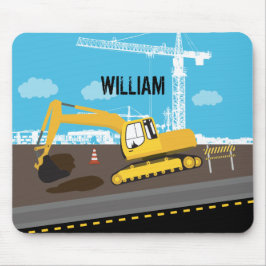 Mousepad Construção de Caminhões de Escavador