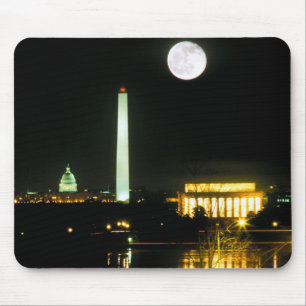 Mousepad Construção do Capitólio, memorial de Lincoln,