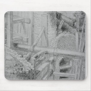 Mousepad Construção do esgoto em Bloomsbury, Londres, 184