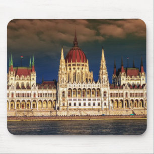 Mousepad Construção húngara do parlamento em Budapest,