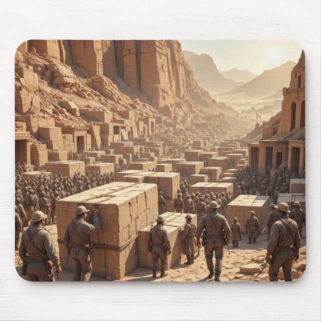 Mousepad Construindo as Pirâmides (Frente)