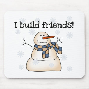 Mousepad Construindo Camisetas e presentes para amigos da n