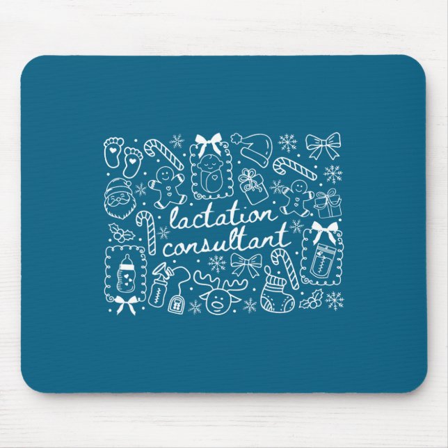 Mousepad Consultora de Lactação Groovy Coquette Amamentação (Frente)