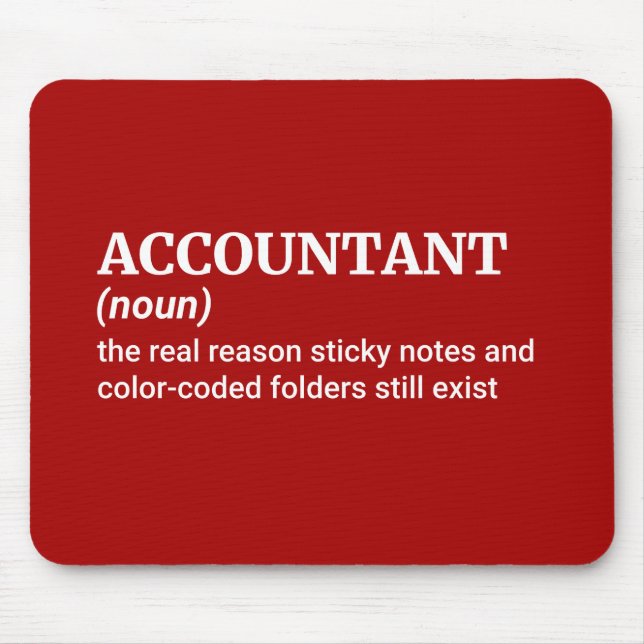 Mousepad Contabilidade É Minha Superpotência (Frente)