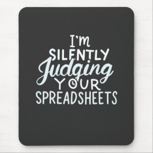 Mousepad Contabilista Avaliando Suas Planilhas