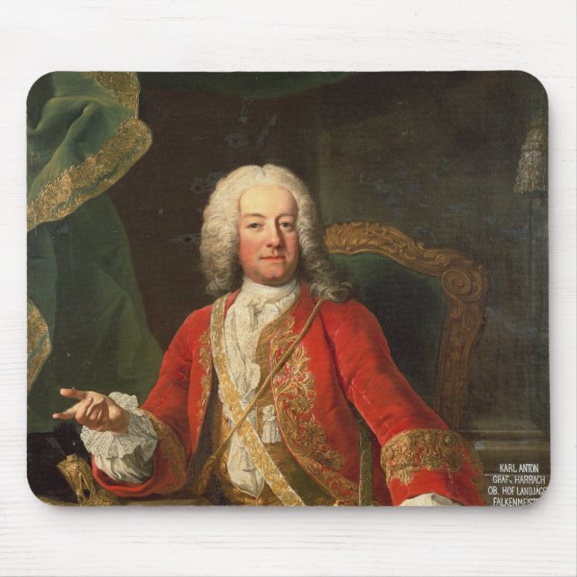 Mousepad Contagem Carl Anton von Harrach (Frente)