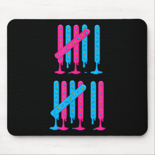 Mousepad Contagem de Gotejamento de Sorvete Marcas de Conta