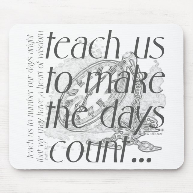 Mousepad Contagem dos dias (Frente)