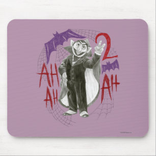 Mousepad Contar Desenho da Contagem de VonB&W
