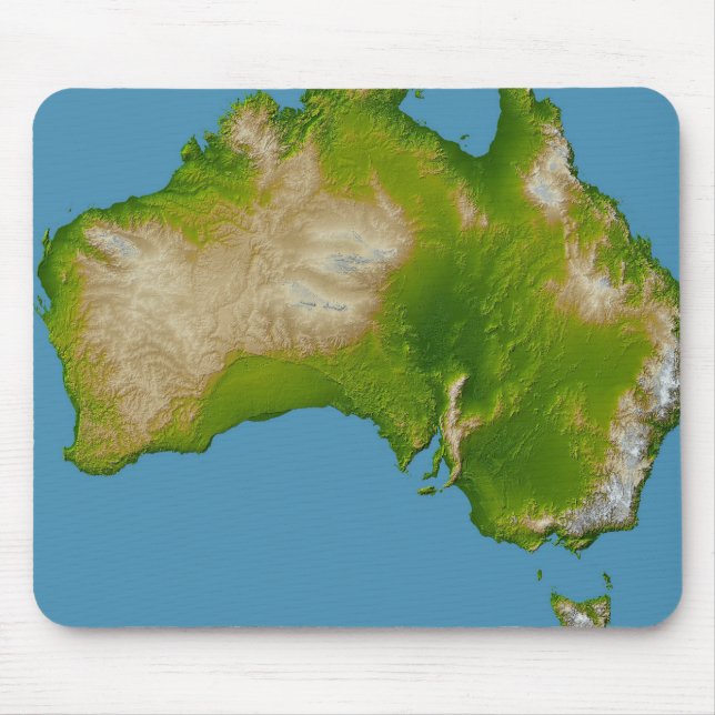 Mousepad Continente da Austrália (Frente)
