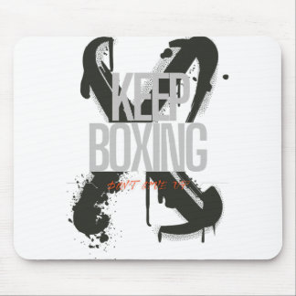 Mousepad Continue Boxeando Nunca Desista Treinamento Motiva