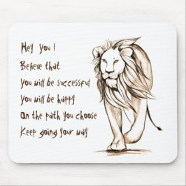 Mousepad Continue indo para o seu caminho