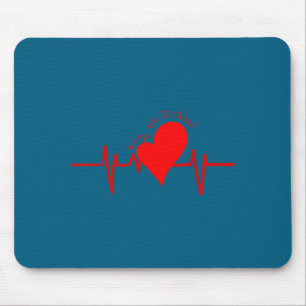 Mousepad Continue Ticando! Batimento Cardíaco Ekg Válvula C
