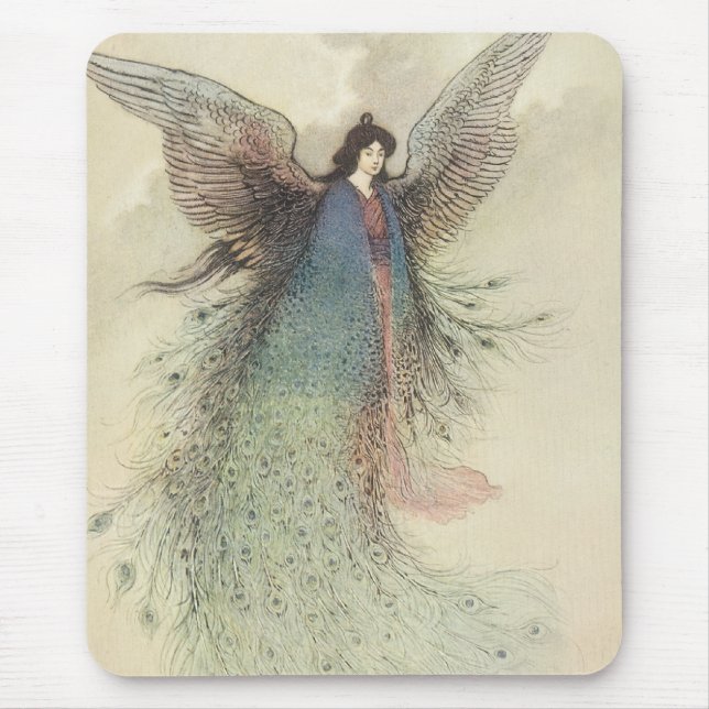 Mousepad Conto de Fadas Japonês Antigo, A Donzela da Lua (Frente)