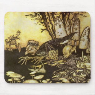 Mousepad Conto de Fadas Vintage, Grupo de Trabalhadores por
