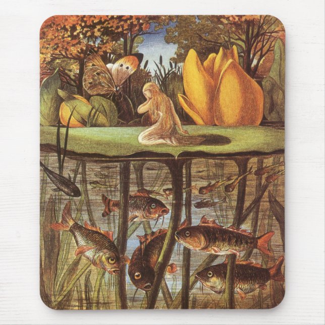 Mousepad Conto de Fadas Vintage Thumbelina, Eleanor Vere Bo (Frente)