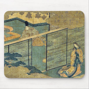 Mousepad Conto de Genji por Ando, Hiroshige