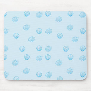 Mousepad Contorno de vieiras Minimalismo