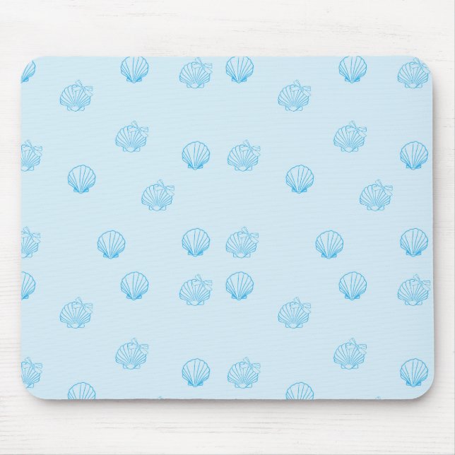 Mousepad Contorno de vieiras Minimalismo (Frente)
