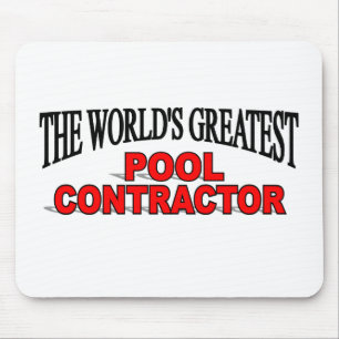 Mousepad Contratante da piscina do mundo o grande