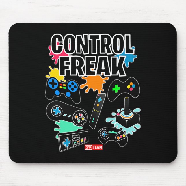 Mousepad Control Freak - Diversão de jogos de vídeo (Frente)