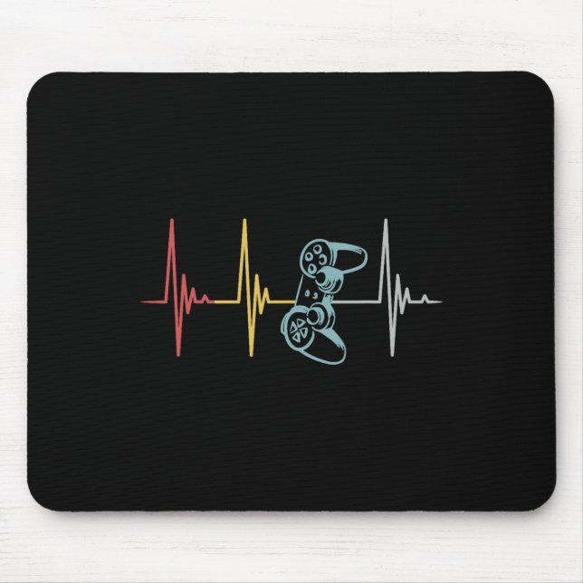 Mousepad Controlador De Pulso De Jogador Para Nerd Multipla (Frente)