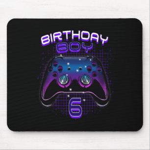 Mousepad Controlador de videogame menino 6 Gamer 6º anivers