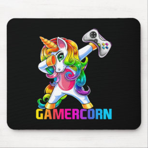 Mousepad Controlador de videogame Unicórnio Dabbing Gamerco