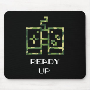 Mousepad Controle de Jogo de Vídeo Camuflado Pronto para Jo