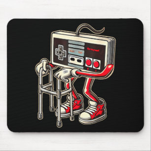 Mousepad Controle de Video Game Retrô com Passadeira Piada