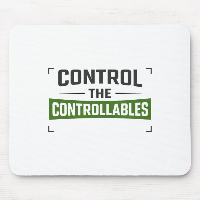 Mousepad Controle Os Controláveis Motivação de Futebol  (Frente)