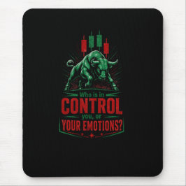 Mousepad Controle Suas Emoções Touro Mentalidade de Negocia
