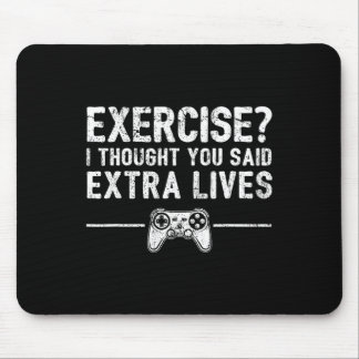 Mousepad Controles de Video Game Engraçados Vidas Extras Jo
