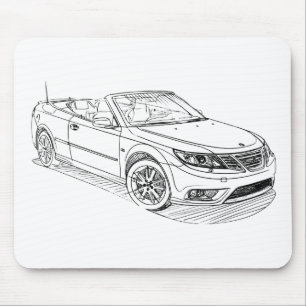 Mousepad Converso 2008 de Saab 9-3