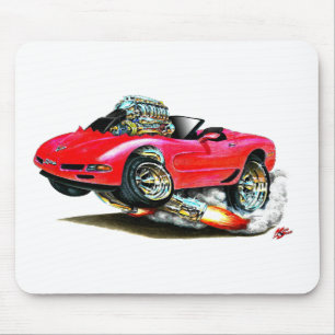 Mousepad Convertible 1998-2004 vermelho de Corveta