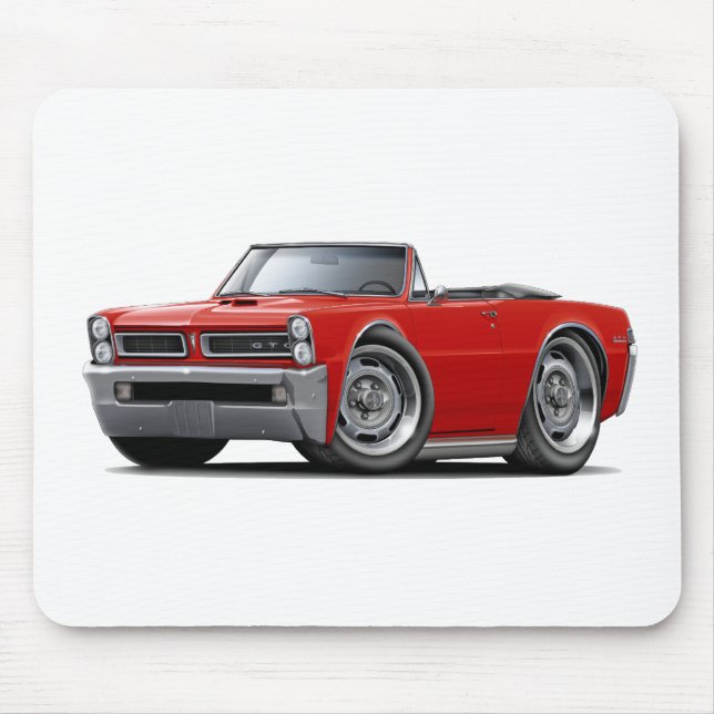 Mousepad Convertible vermelho de 1965 GTO (Frente)