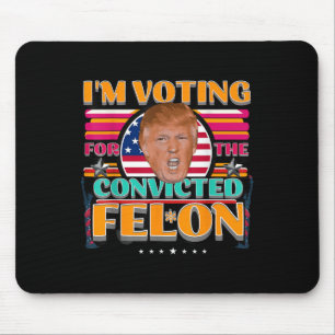 Mousepad Convicção das Eleições Americanas de Donald Trump
