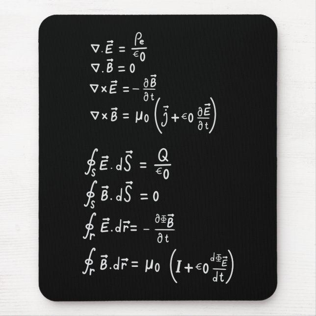 Mousepad Convite para Sticker Quadrado de Fórmula Física (Frente)