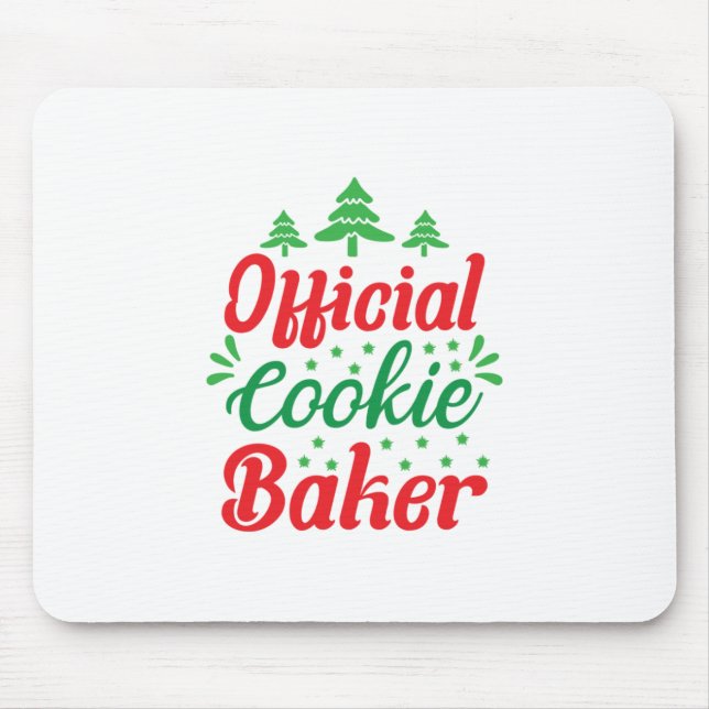 Mousepad Cookie Oficial do Xmas Art Baker (Frente)
