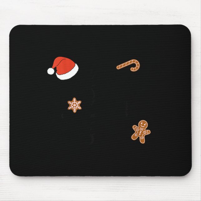 Mousepad Cookie Tester &amp; Cookie Baker Funny Christmas C (Frente)