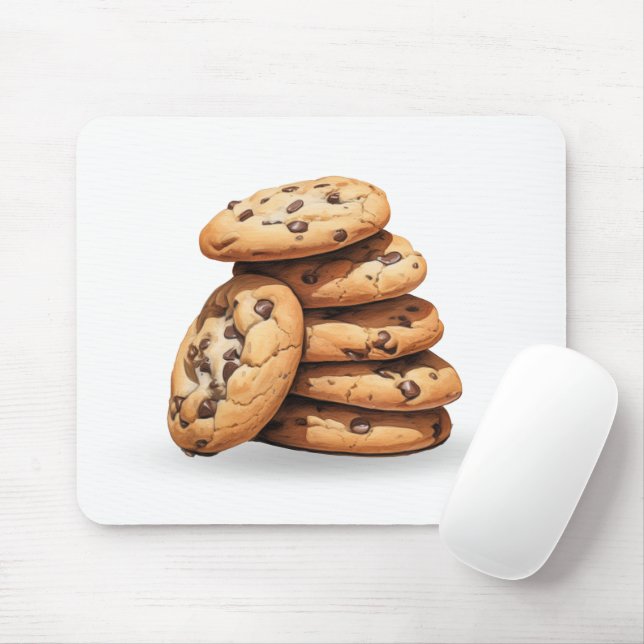 Mousepad Cookies Chip de Chocolate (Com mouse)