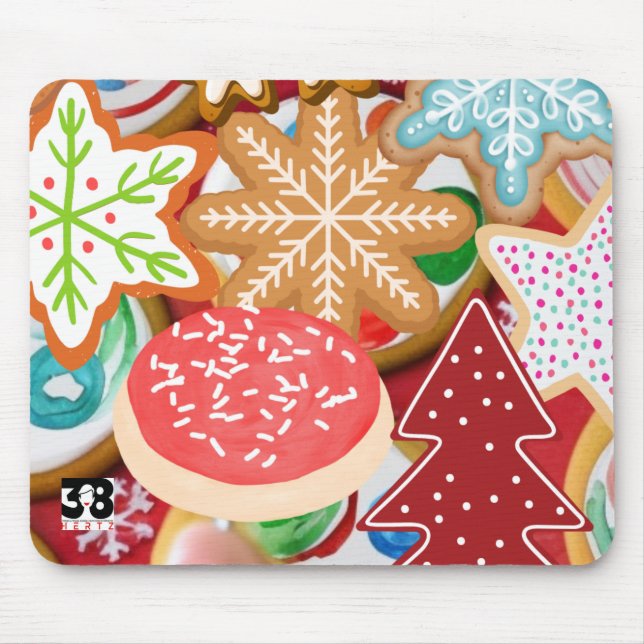 Mousepad Cookies de Natal (Frente)