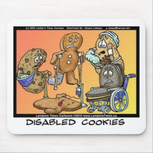 Mousepad Cookies desativados Presentes engraçados na Intern